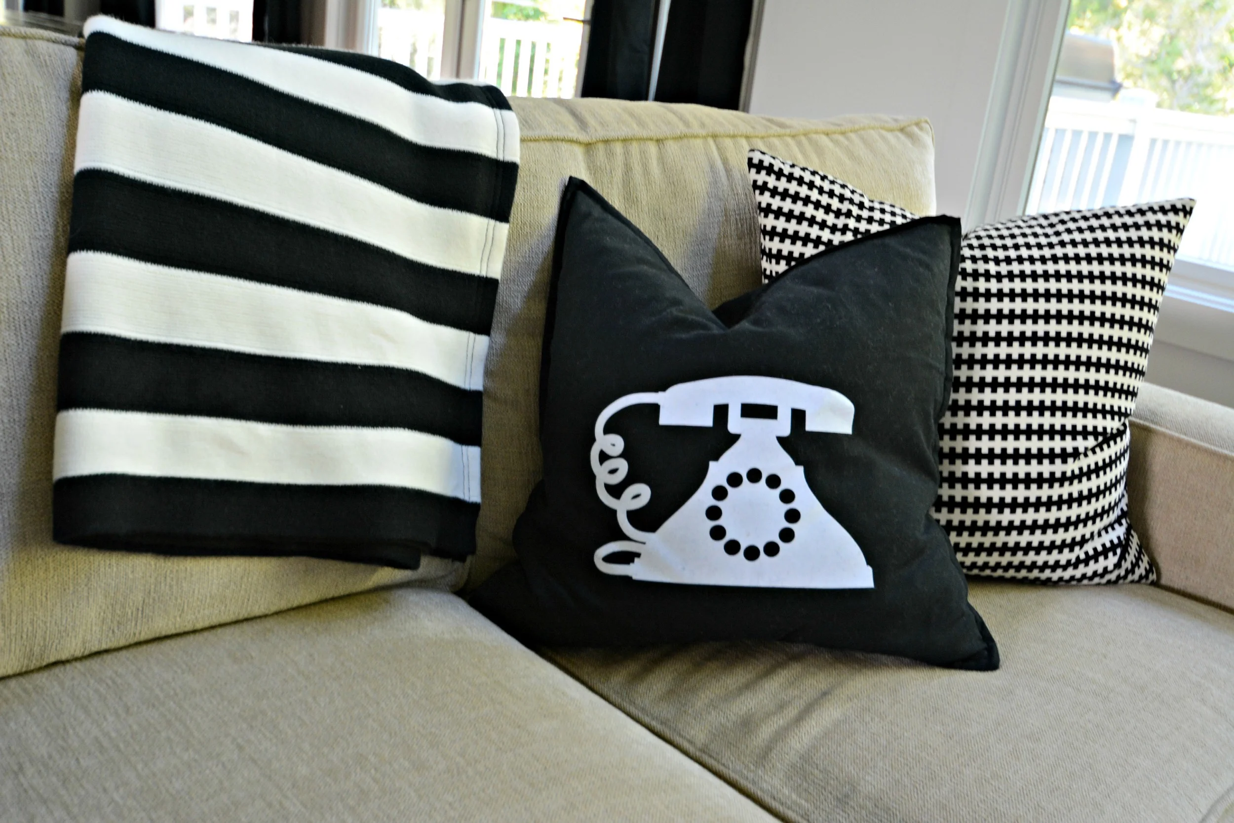 Sources for Inexpensive Pillows Decor and the Dog